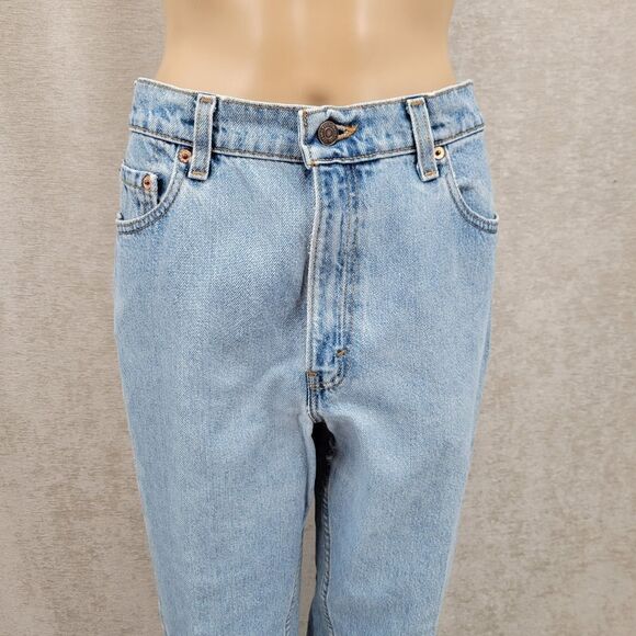 Levi's 550 Vintage 90s Light Wash Blue Jeans High Waisted Relaxed Fit Women's - Picture 3 of 13